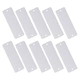 Grande polyvalence : utilisables comme porte-clés vierges, plaques de gravure en métal, étiquettes pour pendentifs ou plaques nominatives en métal ; ces articles vierges s’adaptent à d’innombrables projets de personnalisation