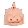 Formes mammaires en Silicone - Col Haut Travestis Formes Lifelike Seins Seins Faux - Formes mammaires réalistes Boobs Faux pour Crossdressing Crossdresser Costume transgenre (Coupe C),A #3