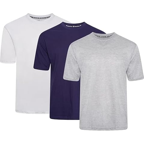 DOLCE ENVY Men's Crew Neck T-Shirt Pack Cover