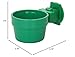 Ware Manufacturing Plastic Slide-N-Lock Crock Pet Bowl for Small Pets, 10 Ounce - Assorted Colors