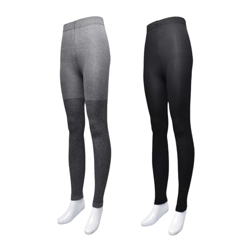 Image of GAP Women's Original Ribbed Seamless Tights, 2-pack Footless & Fleece Lined Tights, Soft