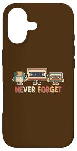 Never Forget VHS �e�[�v �J�Z�b�g �t���b�s�[�f�B�X�N �m�X�^���W�A �X�}�z�P�[�X iPhone 17 �p
