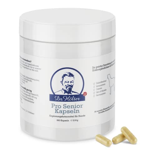 Dr. Hölter Pro Senior Hund - Wenn Organfunktionen bei Alten Hunden beeinträchtigt sind (360 Kapseln)