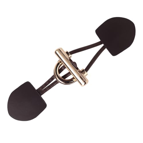 Lurrose Hebillas De Cinturón De Cuero Con Botones De Cuerno De Metal Para Abrigos Y Ropa Accesorios De Costura Versátiles Para Reemplazo Fácil Y Decoración De Prendas