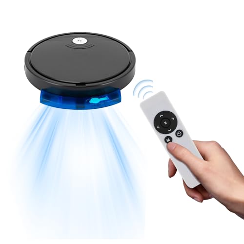 DHQCQL Robot aspirapolvere robot aspirapolvere 15 W con telecomando e serbatoio acqua da 150 ml, modalità 3 in 1, potenza di aspirazione 1800 Pa, resistenza 90 minuti, 6 modalità di pulizia