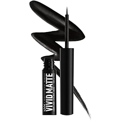 NYX Professional Makeup Vivid Matte Liquid Liner, Eyeliner Líquido, Acabado Mate Cover