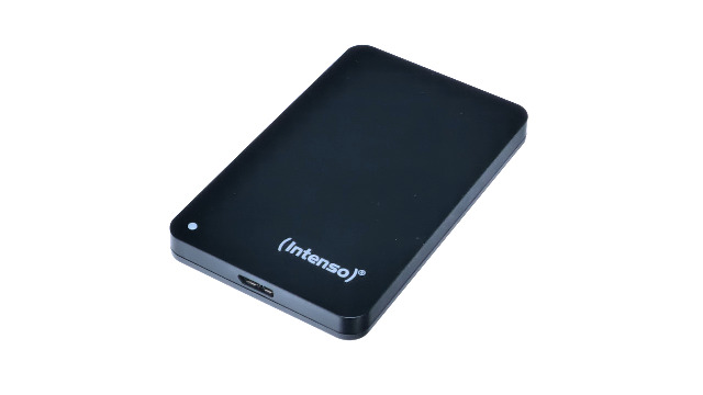 Disque Dur Externe Intenso 1TB USB 3.0 - Portable, Léger, Avec Étui De Protection