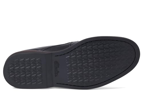 Image of Clarks Men's Atticus LT Lace Oxford, Black Leather, 9