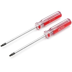 2PCS T20 Torx Screwdriver, 4inch Torx Driver Star Bit Screwdrivers for Computer Repairing, Automobile Tools and Home Appliances