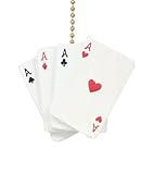Clementine Design Aces Playing Cards Ceiling Fan Pull