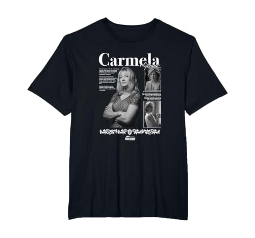 The Sopranos Carmela Officially Licensed T-Shirt, Men's Big and Tall, Black, 5X Tall