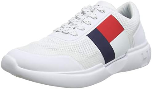 Tommy Hilfiger MODERN CORPORATE LEATHER RUNNER White - Free delivery |  Spartoo NET ! - Shoes Low top trainers Men USD/$108.40