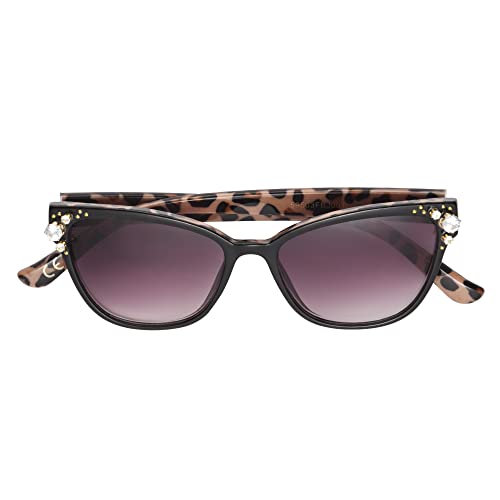 Betsey Johnson Women's Crystal Queen Sunglasses Cat Eye4