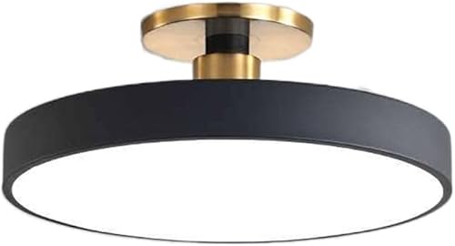 Miniatura 7 de RCIDOS Lámpara de techo LED para habitación de los niños, lámpara de montaje empotrado de hierro macarrón, lámpara de techo redonda creativa de 3