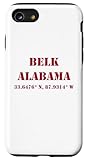 iPhone SE (2020) / 7 / 8 Belk Alabama Coordinates Souvenir Case