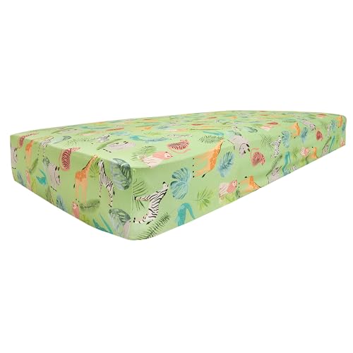 Image of Posh Peanut Baby Crib Sheets for Boys & Girls - Viscose from Bamboo Crib Sheets for Standard Baby Mattresses (52 inch X 28 inch X 9 inch) Safari Animals