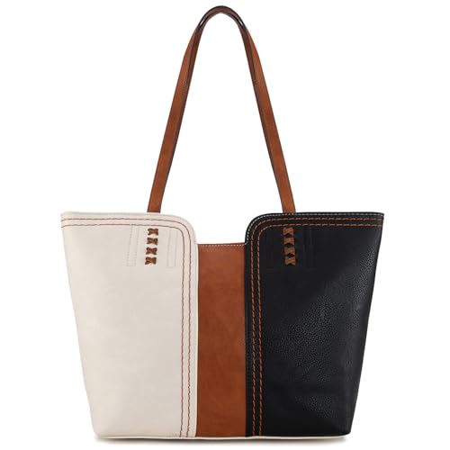 Montana West Tote Bag for Women Top Handle Satchel Purse Oversized Shoulder Handbag Hobo Bags Gift MWC-118BBG-BK