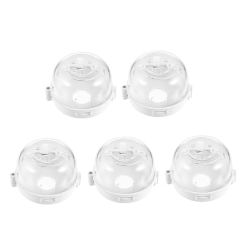 ibasenice 5個 ガスコンロスイッチカバー ストーブガード ガスコンロ用ストーブプロテクター ノブ ガスコンロ用コンロカバー たち キッチン カバー ガスコンロ ガード Abs