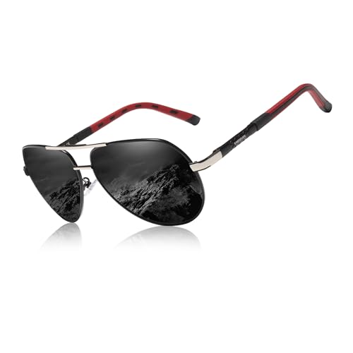 Image of KINGSEVEN Men Vintage Aluminum Polarized Sunglasses Classic Brand Sun glasses Coating Lens Driving Eyewear For Men /Women