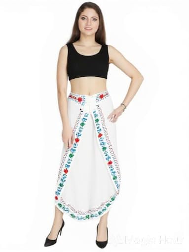 ukal Rayon Women's Regular Fit Relaxed Yoga Fitness Trouser Plazzo Dhoti Pants-picture-46