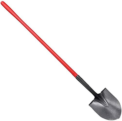 CORONA SS 60020 - '#2 Round Point Shovel - Closed-Back 14 Gauge, 48 in Solid-Core Fiberglass Handle