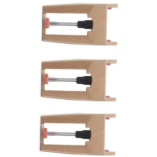 Levemolo Record Needle Replacement for Turntable 3pcs Set Aluminum Alloy Excellent Sound Performance Universal Fit