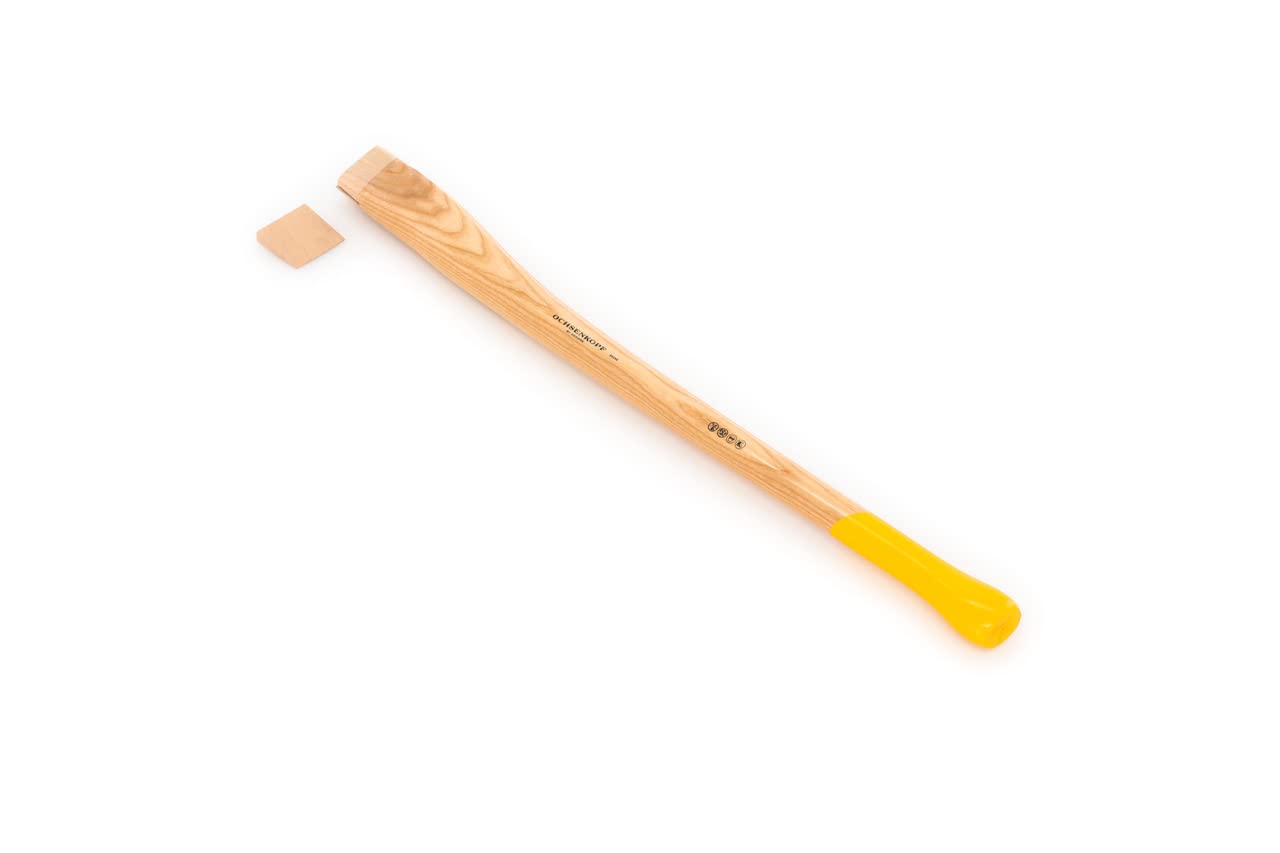 OCHSENKOPF Ersatzstiel für Spaltbeil, Stiel aus Eschenholz, 850 mm, 725 g, Knauf, Forstwerkzeug, OX E-85 E-0850