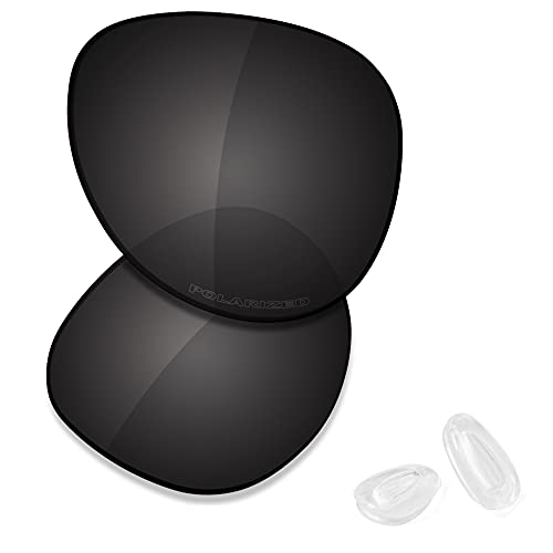 Image of SAUCER Premium Replacement Lenses & Nosepads for Oakley Elmont L OO4119 60mm Sunglasses