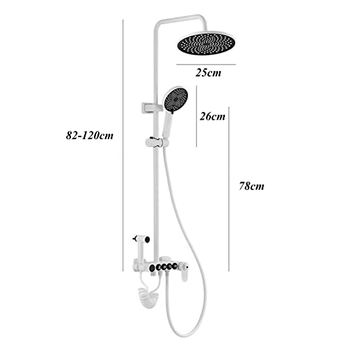 Tête de douche de pluie 10 pouces haute pression au design numérique