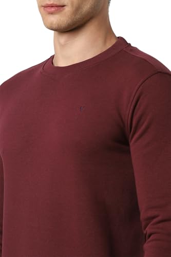 Image of Van Heusen Men Round Neck Cotton Sweatshirt