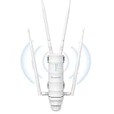 WAVLINK Outdoor WiFi Extender AC1200, Weatherproof Outdoor Access Point with PoE | Dual Band 2.4 & 5