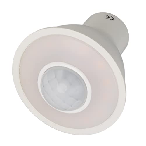 ERYUE Bombilla Premium SMD2835 GU10, Bombilla de Repuesto de Inducción Infrarroja sin Parpadeo para Vitrina, Centro Comercial y Tienda