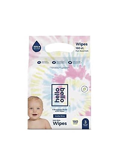 Image of Hello Bello, Hello Bello Baby Wipes 3 Pack, 180 Count