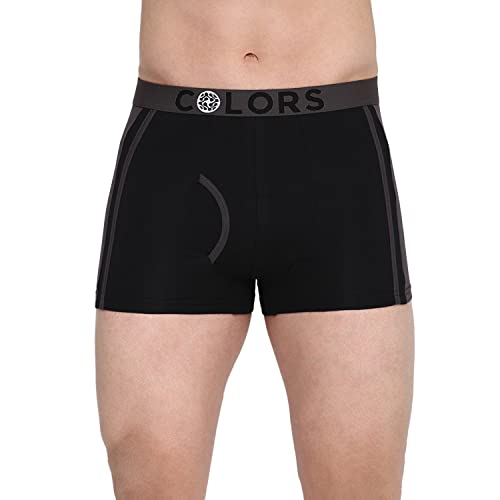 Image of RUPA FRONTLINE Colors Men's Front Open Athlefit Mini Trunks | Soft-Touch Cotton Stretch | Snug Fit | Breathable Fabric | Supporter Brief | Pack of 1