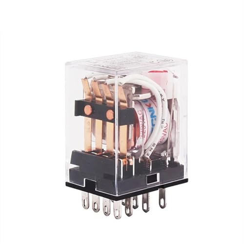 Relais électromagnétique 14PIN HH54P 220VDC composant de contrôle pour armoire électrique