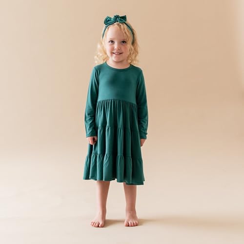 KYTE BABY Rayon Made From Bamboo Bow, (3-6 Months, Emerald)3