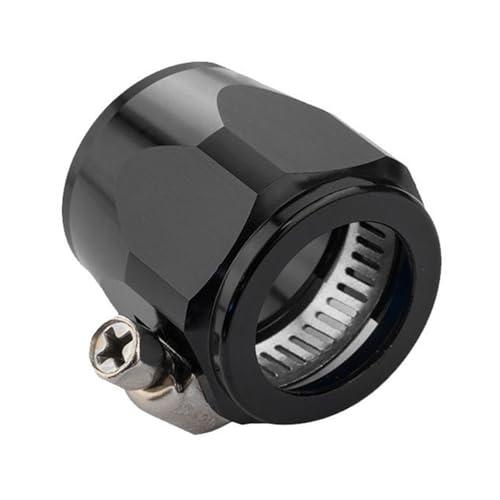 Acabados hexagonales AN12 ID 25,0mm para abrazadera de manguera negro