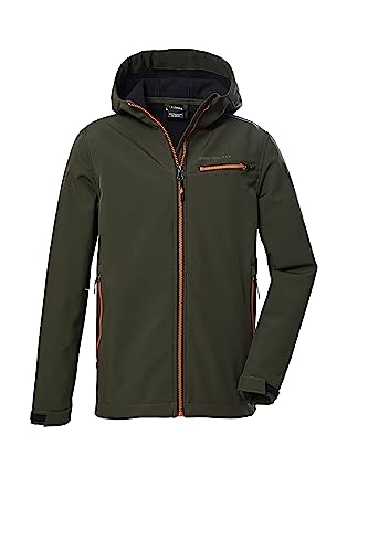 Killtec Kow 157 Bys Sftshll Jckt veste softshell à capuche garçon d'extérieur bleu