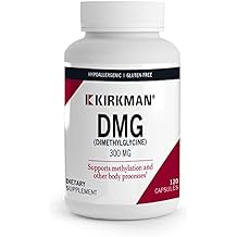Kirkman - DMG Dimethylglycine 300 mg - 120 Capsules - High Potency - Supports Methylation - Hypoallergenic