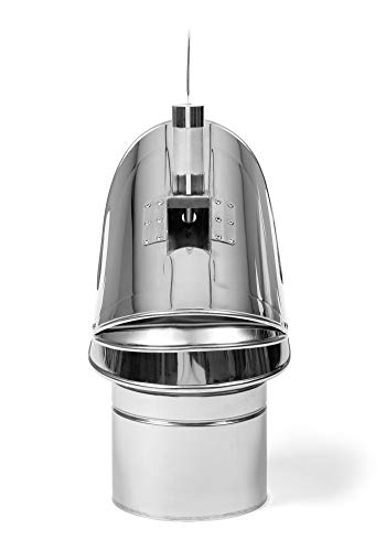 STERR Schornsteinabdeckung Edelstahl mit Außenlager Kaminhaube 180 mm Kaminabdeckung - CWL180