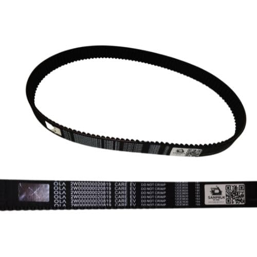 OLA S1 OR S1 PRO FAN DRIVE BELT 2.5 cm Timing Belt, German-Made, 85 cm (Black), SANPRU EV TECH