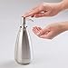 iDesign Nogu Metal Lotion Dispenser Kitchen, Bathroom Countertops, Vanities, Dressers, Desks, 3.25