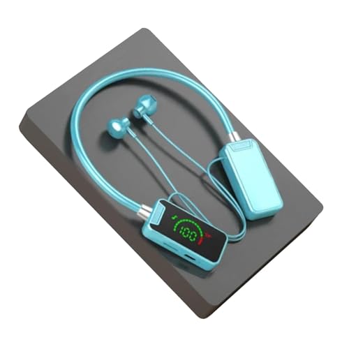 Cuffie con scheda audio cuffie senza fili auricolari per a riduzione del rumore portatili con display a LED eleganti sportive per esterni e interni