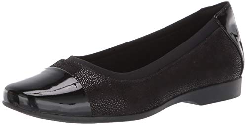 Clarks Un Darcey - Gorra de Bailarinas para Mujer, Color Negro, Talla 44 EU