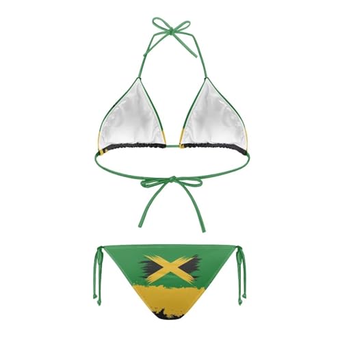Yuuxorilu Women String Bikini Swimsuits Triangle Halter Swimsuits 2 Piece Cheeky Brazilian Bathing Suits2