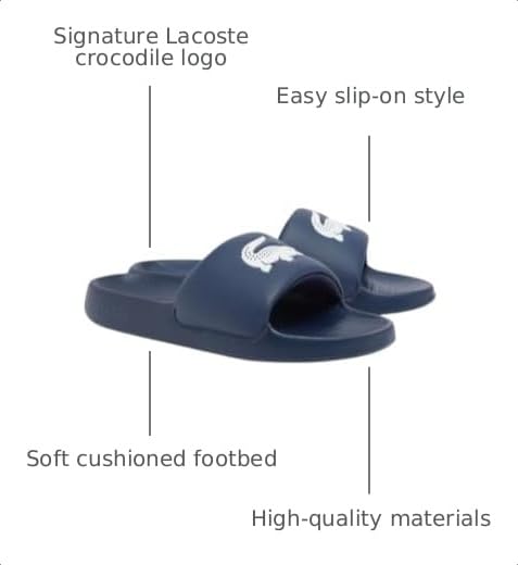 Image of Lacoste Men's Serve Slide 1.0 Sandals