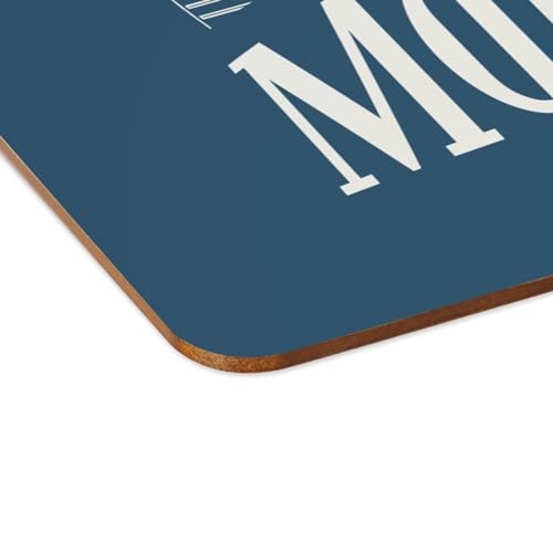 Sets de table bleu anti rayure grand napperon liège Moscou x4 - 4