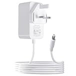 12V Power Adapter for BT Openreach ONT EchoLife HG612 Fibre optic Modem Replacement Cable for EE Router Smart Hub Nail Lamp 1.5M Power Supply Cord White Charger 1.5M UK Plug