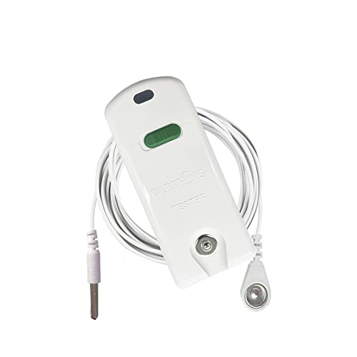 RIQINXIN Grounding Continuity Tester Kit Use to Test Effectiveness of Earthing Connected Products,Grounding Products, Mats, Sheets, Pads, Wrist Bands, Blankets, Pillow Case,15 Foot Cord Included