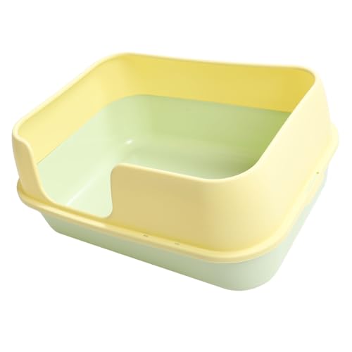 Caja de arena semi cerrada para gatos grandes Zerodis plástico miniatura 5